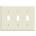 Leviton Wallplates Mid Nyl 3G Tog-E PJ3-E